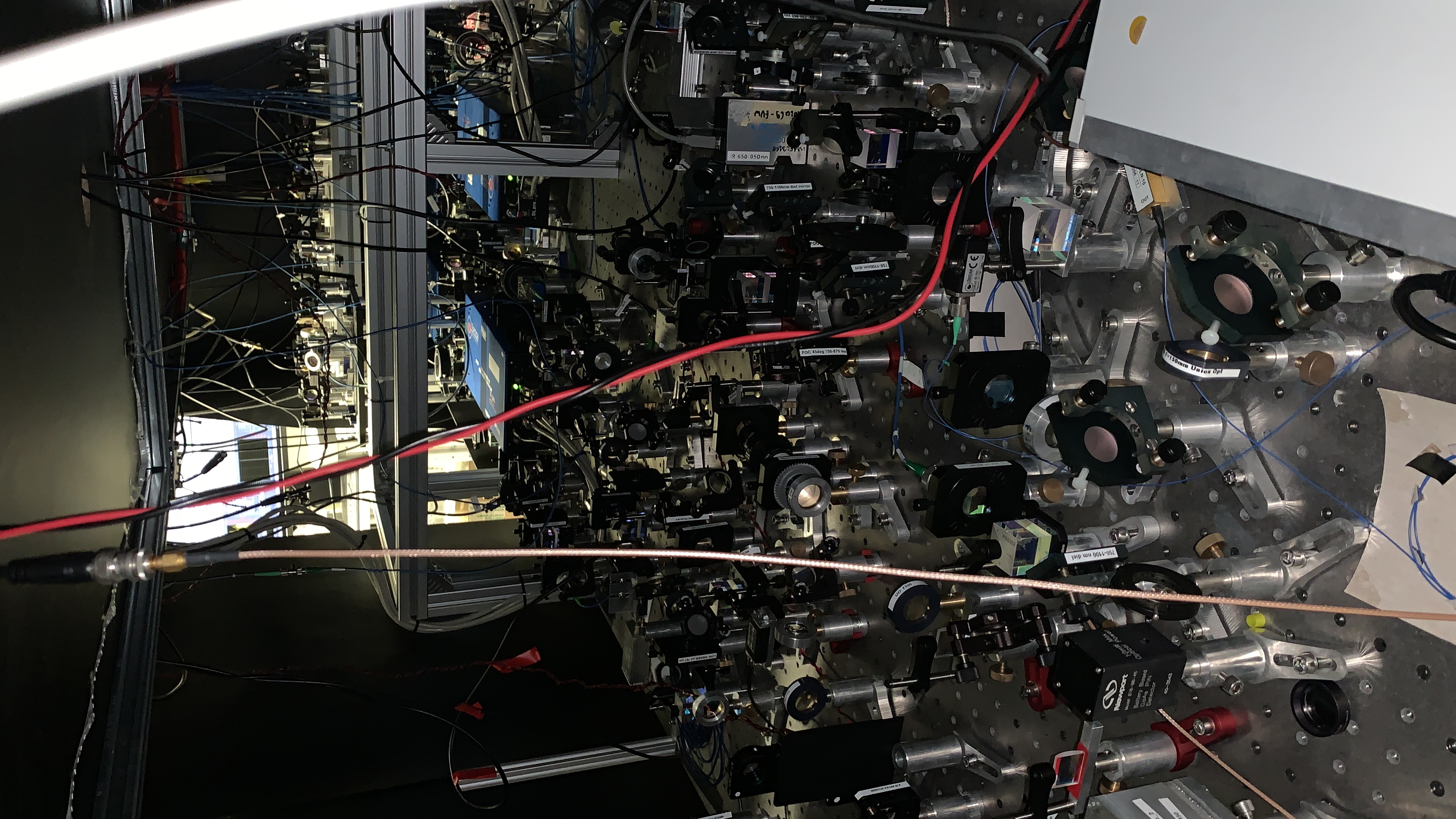 Laser table image from a second angle